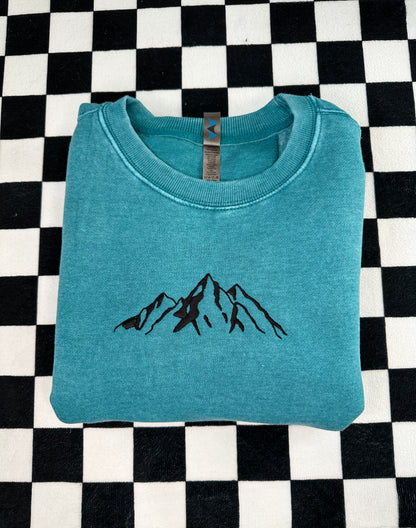 "Mountain" Embroidered