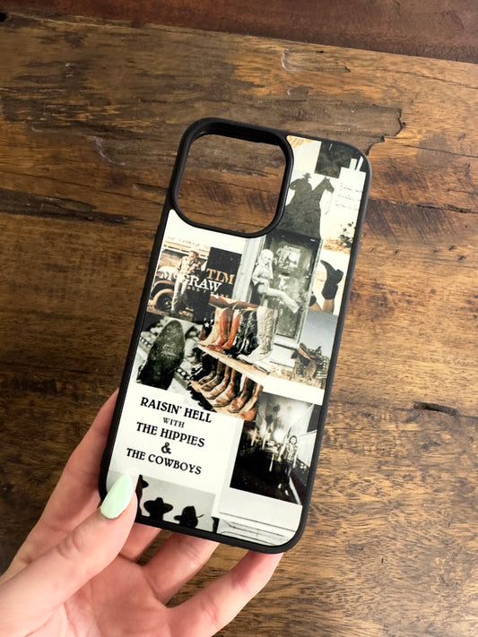 Western Collage Phone Case