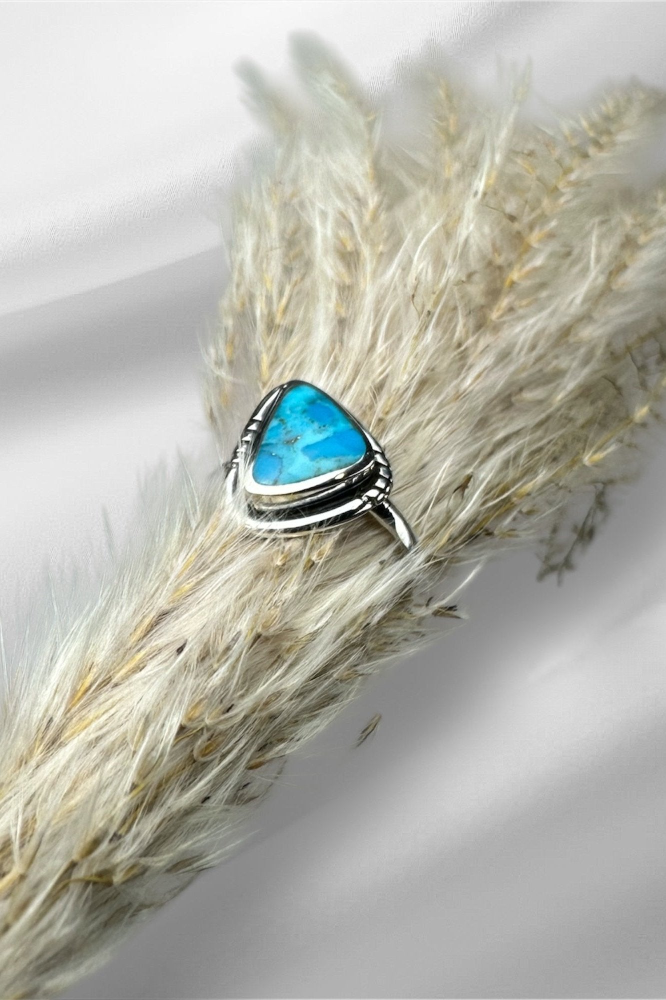 Genuine Turquoise Stone Ring #24