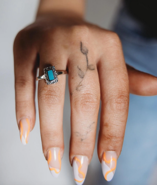 Turquoise Stone Ring #7