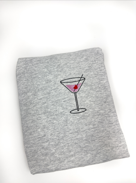 "Heart Breaker Martini" Embroidered